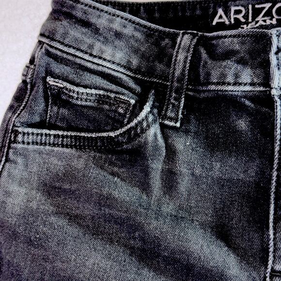 Arizona Jean Company Black Denim Jeans High Rise Boot Cut Womens 1 - Picture 9 of 12
